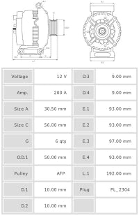 ALTERNADOR NUEVO A0222